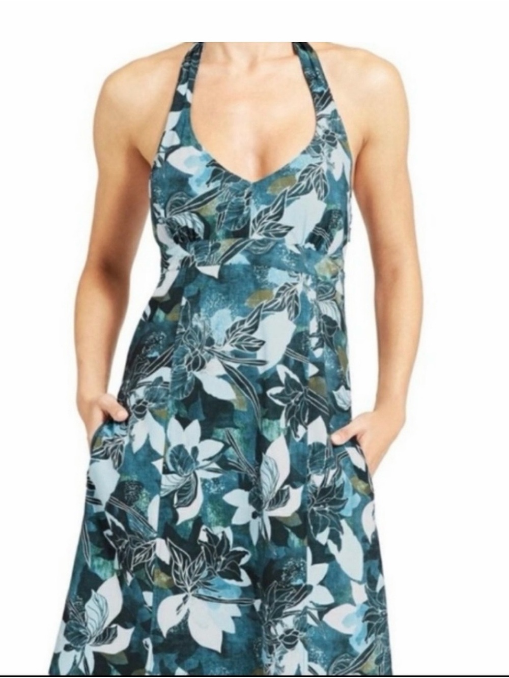 Athleta Lily Pack Everywhere Dress UPF 50+ Size 10 Pockets - Picture 11 of 11